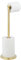 WENKO 2in1 Stand Toilettenpapierhalter Gold aus Edelstahl Gold