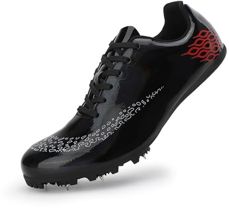 Zapatillas Deportivas con Clavos De 7 Clavos,Zapatillas De Atletismo Unisex,Cómodas Zapatos de Pista y Campo,Zapatillas de Atletismo Antideslizantes,Zapatillas de Clavos para Sprint,Running