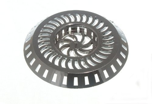 10 X Chromed Plastic 80mm Shower and Sink Strainer - Prevents Clogs