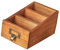 F Fityle Holz-Desktop-Organizer, Fernbedienungs-Halter, Schlüssel, Stifte, Behälter, Bürobedarf, Make-up-Pinselhalter für Zuhause und Büro