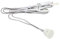 LED-Touch-Dimmer zum Einbau, 12 V, 24 V, 4 A, mit Kabel DC Jack 5,5 x 2,1 mm, Steuerung der Beleuchtung mit Speicherfunktion (weiß)