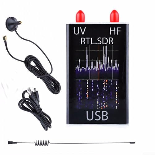YUANGANG Récepteur Tuner USB Aluminium avec Antenne de Test Satellite pour Radioastronomie Messages RDS la Radio Dab Les Communications Numériques, 28 * 6 * 1 CM
