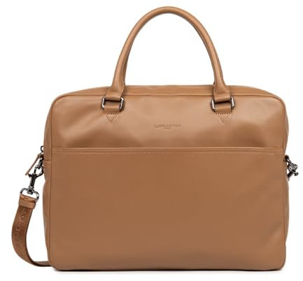 LANCASTER | Soft Vintage Homme - Grand porte documents Cuir de Vachette Pleine Fleur Camel