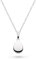 Kit Heath Coast Pebbles Droplet Necklace – Sterling Silver with Organic Pebble Design, Flowing Droplets. Inspired by coastal beauty, perfect for an effortlessly elegant look