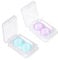 Healeved 2pcs Practical Lens Storage Box Lenses Wipes Compact Lens Case for Blue Contact Lenses Travel Essential