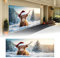 Allbestop Garagentor Banner Weihnachten Garage Christmas Banner Rot Große Größe Xmas Frohe Weihnachten Dekorationen Großes Weihnachten Hintergrund Banner Christmas Garage Door Cover
