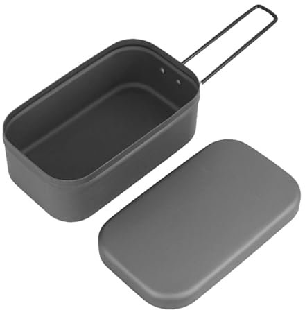Genérico Lonchera de aluminio - Contenedor de almuerzo de aluminio de acero inoxidable | Contenedores de almuerzo de aluminio | Contenedor de almuerzo de acero inoxidable para niños pequeños | portát