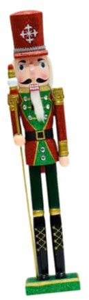 Colcolo Figura de Cascanueces de Navidad, muñeco de Cascanueces de Madera, Centro de Mesa, Adorno de Escritorio, decoración navideña para Fiesta y Oficina