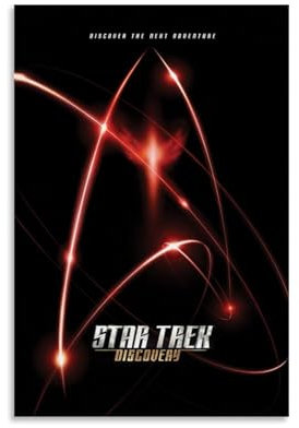 EGLOBICH Star Trek Discovery 17 TV-Show-Poster, Wandkunst, dekoratives ästhetisches Leinwandposter, 30 x 45 cm, Unframe-Star Trek Discovery 17