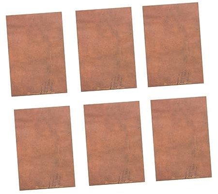 Tofficu 50 Stück Retro-kraftumschläge Im Vintage-stil Für Einladungen Grußkarten Briefe Europäisches Design Briefpapier Papierumschläge