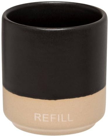 Secret de Gourmet - Tasse luca keramik farbig sortiert 8 cl - BLACK