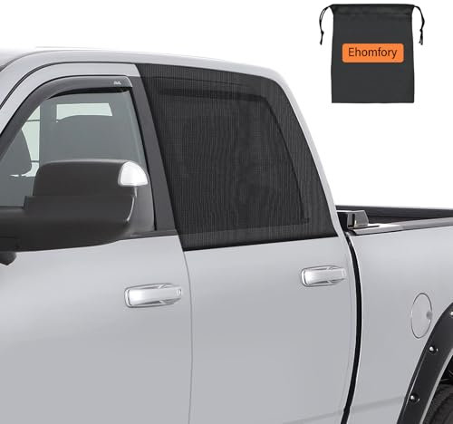 Ehomfory Parasol Coche Bebe, (2 Unidades) con Radiación UV, 2025 Upgrade,Transpirable, con 6 Cierres de Velcro, Protección Solar para Coche para Niños 99% Coches