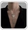 Inateannal Gothic Thorns Choker Necklace Silver Butterfly Pendant Necklace Heart Y Lariat Chain