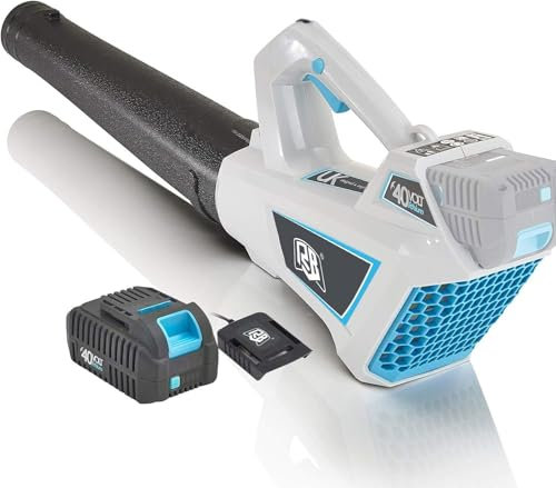 swift 40V Leaf Blower Cordless with Battery and Charger, 6 Speed Mode, Lightweight Turbo Battery Electric Blower for Lawn & Garden Care, Patio Cleaning, Blowing Leaves, Snow and Dust