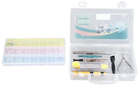 Steel Tool Set, Electronics Repair Kit with Storage Box, Durably and, for Computers, Laptops, Tablets, Gaming Consoles