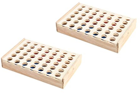 IMIKEYA 2sätze Tragbares Stereo-schachbrettspielzeug Kinderbildung Spielzeug Klassisches Spielspielzeug Interaktives Spielzeug Aus Holz Für Familie Und Outdoor-aktivitäten