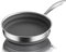 NQYZZFA Nonstick Frying Pan, 316L Five-Ply Stainless Steel Skillet,Non Toxic,PFAS PFOA/PTFE Free,Dishwasher/Oven Safe,Suitable for Induction Hobs,28cm