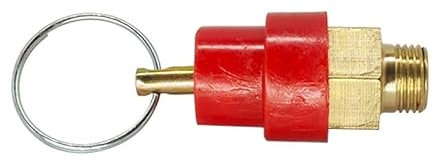 1 válvula de alivio de seguridad for compresor de aire, regulador de presión for tuberías de presión, 1/3/4/5/6/7/8 kg, BSP 1/8 1/4 3/8 1/2 macho(1,7KG)