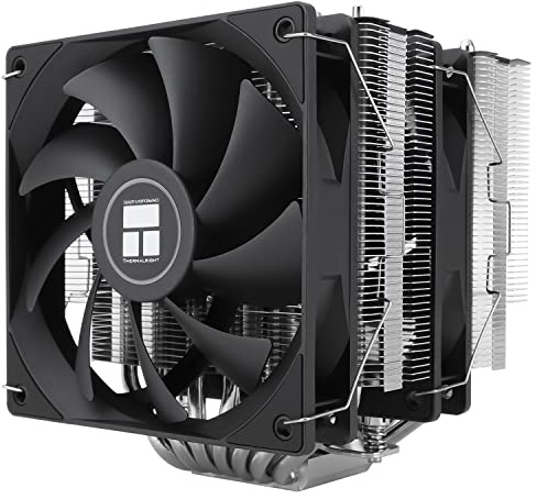 TR-Thermalright Phantom Spirit 120 SE Enfriador de CPU, Doble torre con 7 tubos de calor, Ventiladores Dual TL-C12B V2 PWM, para AM5/AM4, Intel lga1851/1700/115x/1200, 154mm de alto Enfriamiento de PC