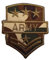 Fat-catz-copy-catz Camouflage Military Army Three Stars Ranking Iron on Sew on Embroidered Badge Applique Motif Patch