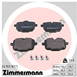 ZIMMERMANN 24703.167.1 Brake Disc