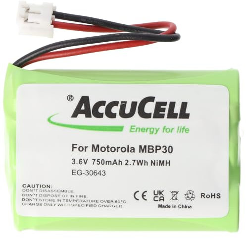 Akku kompatibel mit Motorola MBP30 NiMH 3,6V 700mAh Akkupack TFL3X44AAA650-CD77-01B