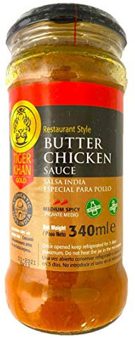 TIGER KHAN - Salsa India Butter Chicken especial pollo - 340ml