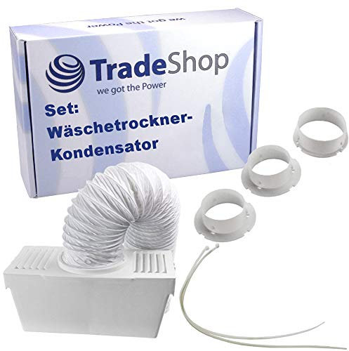 Universal Kondensator-Set für Abluft-Wäschetrockner wie Blomberg Bluesky Bomann Bosch Brandt Bruder Bush Candy Caple Cata Cda Clatronic Creda uvm.