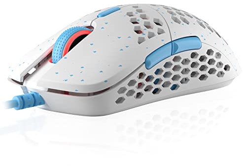 HK Gaming Mira M Ultra Lightweight RGB Gaming Mouse | Honeycomb Shell | 63 grams | max 12000 cpi | USB Wired | 6 programmable Buttons | On-Board Memory | Anti Slip Grips | Mira-M Massalia