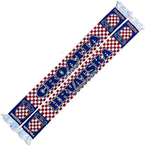 Generisch Kroatien, Hrvatska, Croatia Schal (Sommerschal, Seidenschal), für Europameisterschaft, Fußballschal, Kult-Schal