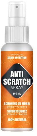 Saint Nutrition® Anti Kratz Spray für Möbel, Kratzschutz Innen und Außen STOPP bleib Weg, Katzen Abwehr
