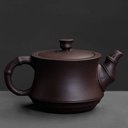 Neuheit Krüge Teekanne Lila Sand Keramik Teekanne Chinesisches Retro Einfaches Brauen Handgemachtes Teeset Kreative Teekanne Einzelkanne