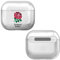 Head Case Designs Officially Licensed England Rugby Union Plain Logo Clear Hard Crystal Cover Compatible With Apple AirPods 3 3rd Gen Charging Case