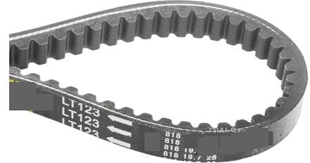 MELABE Antriebsriemen Plattenspieler Für Sym JET4 Fiddle 2/3 SF3 QP125 Orbit CROX 125 150 Roller Moped Gummi Antriebsriemen LT123 818 19,7 28