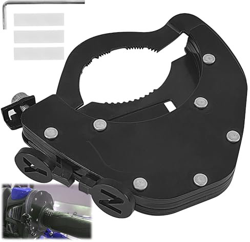 Motorrad Tempomat Set, Motorrad Gasgriff Hilfe Bottom, Metallmaterial Tempomat Motorrad, Motorrad-Gaspedalhilfe, Motorrad Gasgriff Feststeller Tempomat, Fahrrad-Drosselklappensteuerung (1)