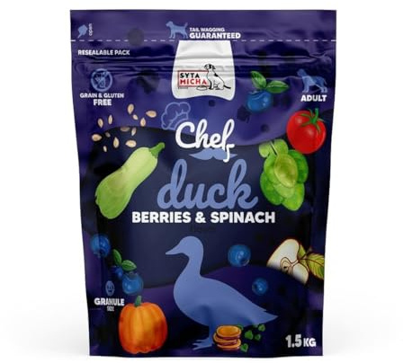 SYTA MICHA Futterkoch Waldfrüchte Ente Spinat 1,5 kg
