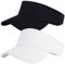 Sun Visor Hats 2pcs Sonnenvisoren breiter Krempe Leere Top -Golf -Visor