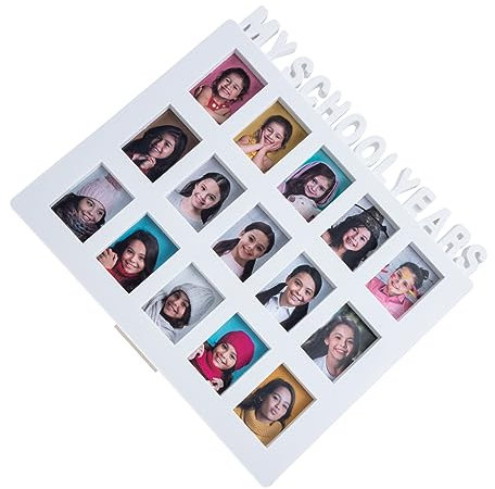 Cabilock Schuljahresfoto-rahmen Für Hochwertiger Langlebiger Bilderrahmen Für Tisch Und Aufbewahrung Präsentation Von Erinnerungen Für Familienfotos