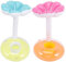 WEKAMOS 4 Piezas Portavasos Inflables para Piscina de Bebidas Flotadores de Fiesta para Eventos Tropicales y Reuniones