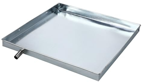 FIXOSHEE Bac Égouttement Climatisation Stable Fer et Plastique Bac Récupération Eau pour Machine Ac Plateau Fuite pour Condenseur