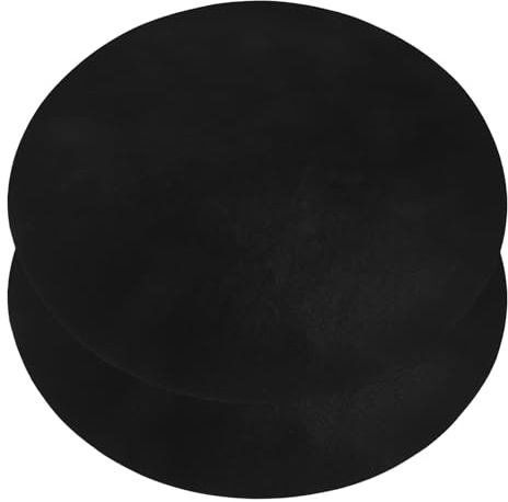 Angoily 2 Stück Runde Grillmatten PTFE Beschichtet Feuerfeste Grill Kochmatten 40cm Lebensmittelecht Wiederverwendbar Bodenschutz Für Camping Gartengrill Außengrill