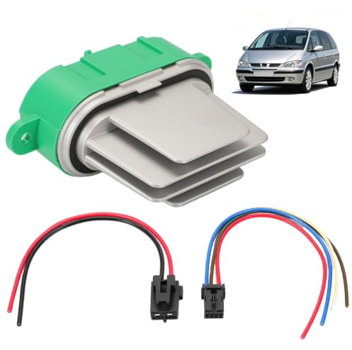 Taesayl Kit de résistance pour ventilateur de chauffage + 2 connecteurs (2 broches et 4 broches) compatible avec Renault Espace IV 2002-2015 Remplace 7701207453, 7701026541