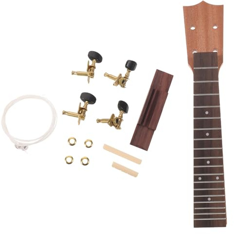 Cabilock Kit Completo per Ukulele Corde e in Metallo 23 Pollici Manico in Leggero Professionale Principianti Adulti di Installazione