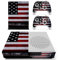 UUShop - Vinilo adhesivo protector para Microsoft Xbox One S (incluye dos adhesivos para mando inalámbricos), diseño de bandera de EE. UU.