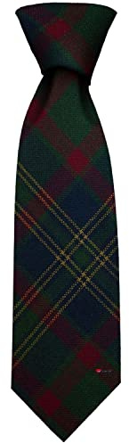 I LUV LTD Mens Irish Wool Neck Tie in Ireland County Cork Tartan Plaid