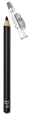 e.l.f. Satin Eyeliner Pencil, Smooth Glide Eyeliner For A Satin Finish, Includes A Built-In Sharpener, Vegan & Cruelty-Free, Black