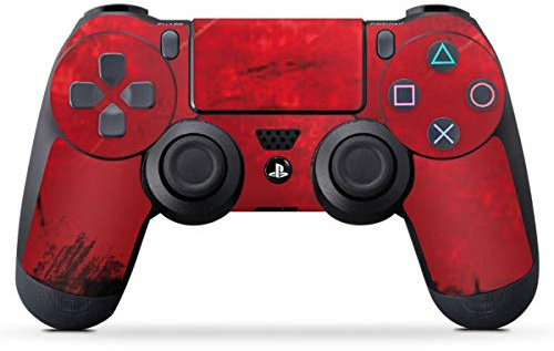 DeinDesign Skin kompatibel mit Sony Playstation 4 PS4 Controller Folie Sticker Drache Rot Tattoo