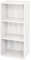 AntonaShop 3 scaffali Libreria Colorata Componibile Modulare Legno MDF Laminato Mobile Scaffale (Bianco Frassinato)