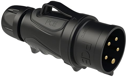 PCE CEE-Stecker GRIP Midnight, 16 A, 5-polig