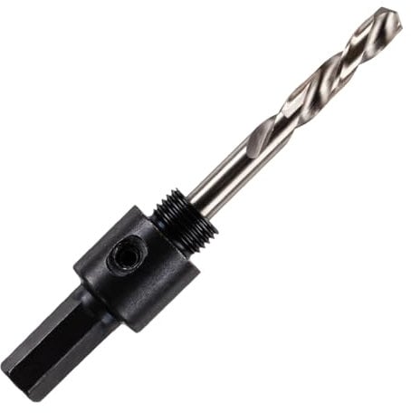 Rennie Tools - A1 Hole Saws Arbor For 14mm - 30mm Holesaws + HSS Pilot Drill Bit. Quick Change Mandrel Holesaw Adapter For Use In Any Drill Chuck That Can Hold An 11mm Shank.